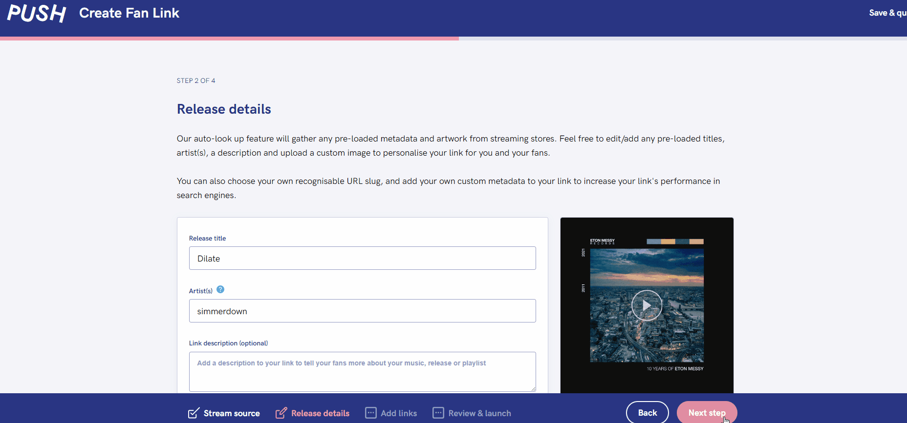 How to position your socials within your links. GIF showing how to move your social links.